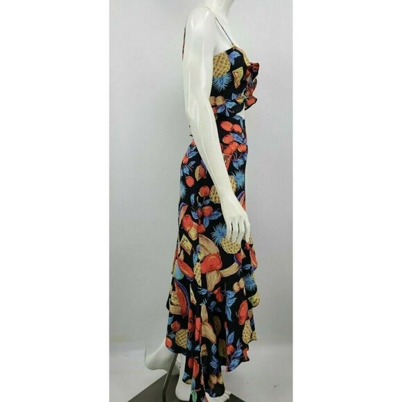 New Flynn Skye Michelle Maxi Dress Dark Fruit - Picture 5 of 8